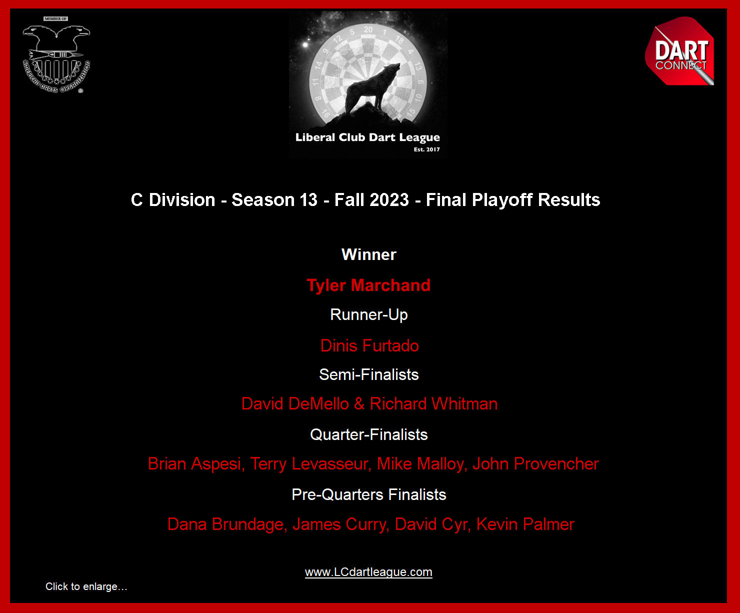 www.LCDartLeague.com
